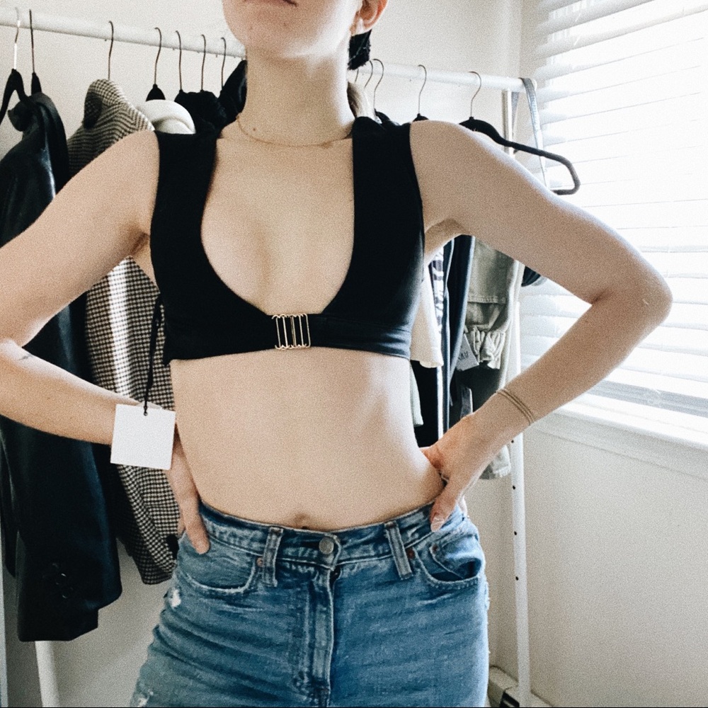 By The Way. black crop